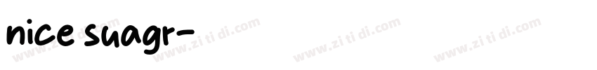 nice suagr字体转换